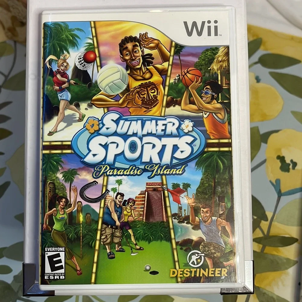 Wii Games set of 3 Pictionary, Summer Sports & Disney All Star Party